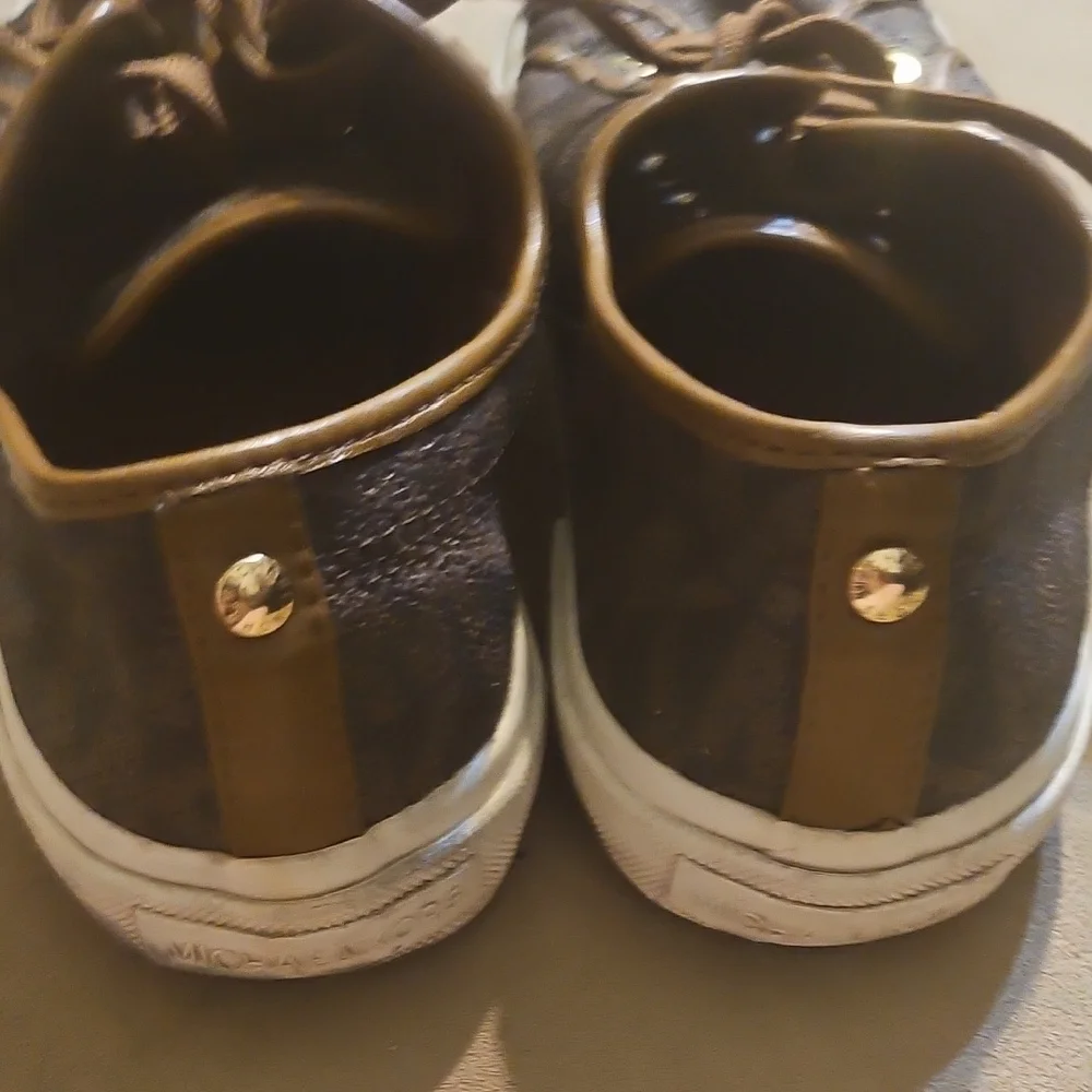 Brown Casual MICHEAL KORS Women's Sneakers - Picture 4 of 6